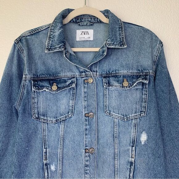 Zara Unisex Blue Denim Jacket - Picture 2 of 12